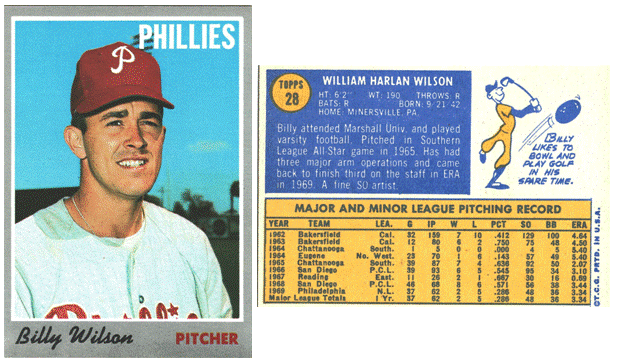 Philadelphia Phillies - Billy Wilson