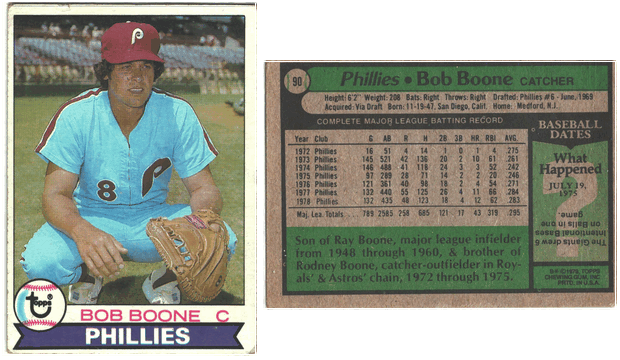Philadelphia Phillies - Bob Boone - #1