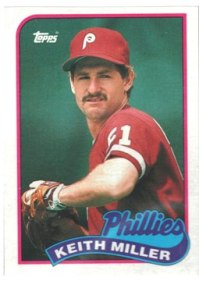 Philadelphia Phillies - Keith Miller - Rookie Card