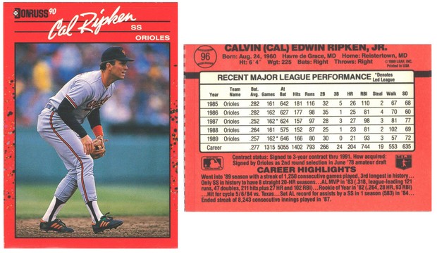 Baltimore Orioles - Cal Ripken, Jr #7