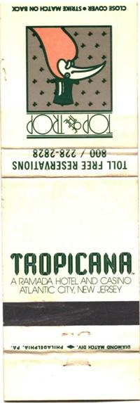 Matchbook Cover - Tropicana Hotel & Casino