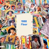 50 Baseball Card Lot - 1988 Fleer