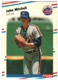 New York Mets - John Mitchell - Rookie Card