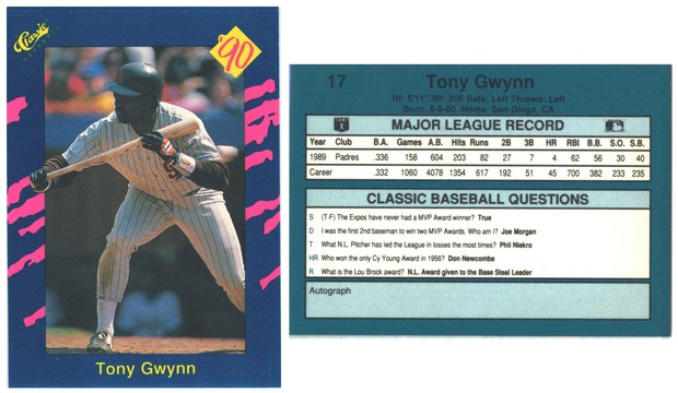 San Diego Padres - Tony Gwynn - #3