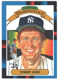 New York Yankees - Tommy John - Donruss Diamond Kings