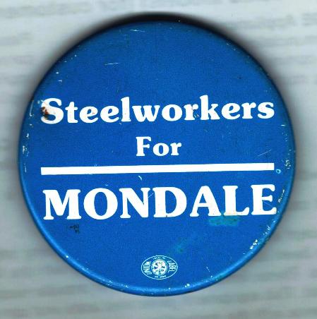 Walter Mondale - 1984 Campaign Button