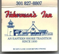 Matchbook - Fisherman's Inn Restaurant - #1