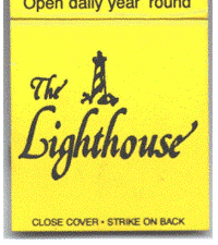 Matchbook - The Lighthouse Restaurant - Yellow