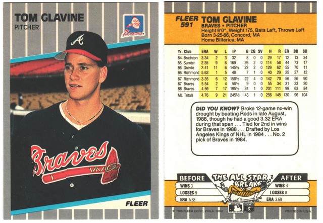 Atlanta Braves - Tom Glavine - #1