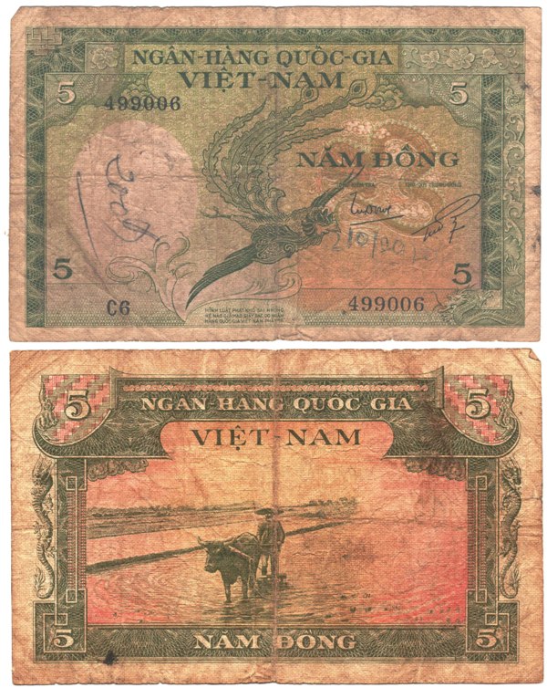 Vietnam - 5 Dong Note