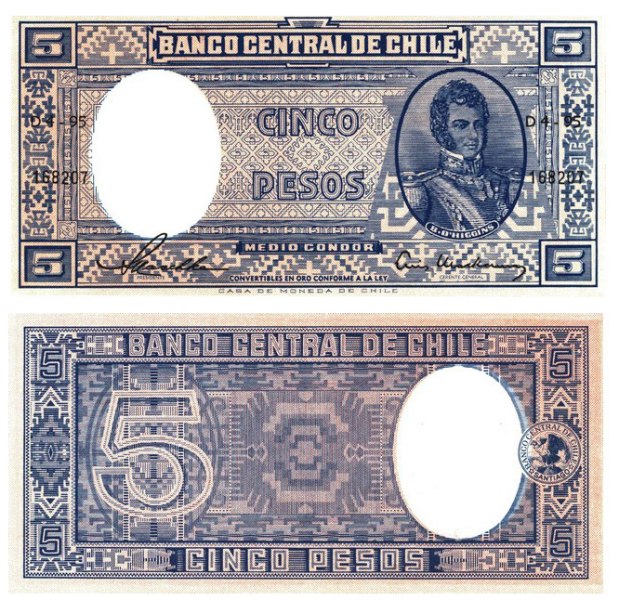 Chile - 5 Pesos Note