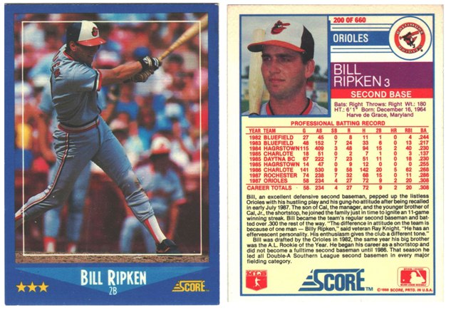 Baltimore Orioles - Bill Ripken