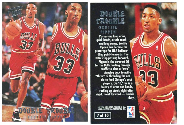Chicago Bulls - Scottie Pippen - Double Trouble