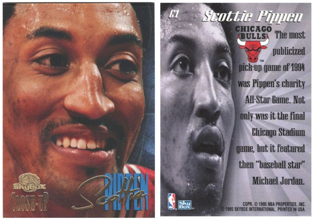 Chicago Bulls - Scottie Pippen - Close Up