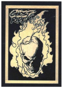 Insert Card - Ghost Rider - Glow in the Dark Card
