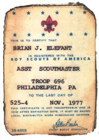 1977 Scout Membership Card - #1