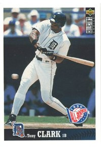 Detroit Tigers - Tony Clark - Rookie Card