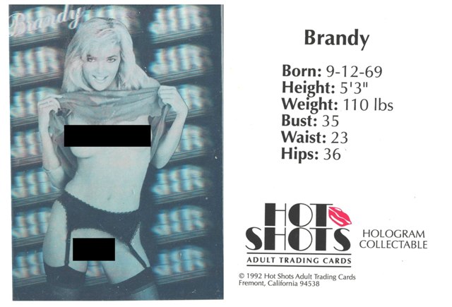 Promo Card - Hot Shots - Brandy Hologram