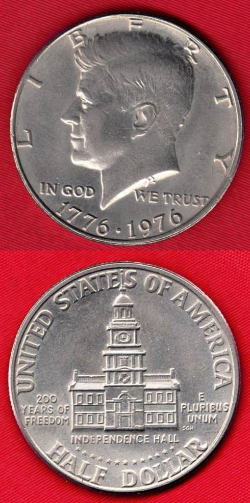 Coin - 1976 UNC Clad Kennedy Bicentennial  Half Dollar