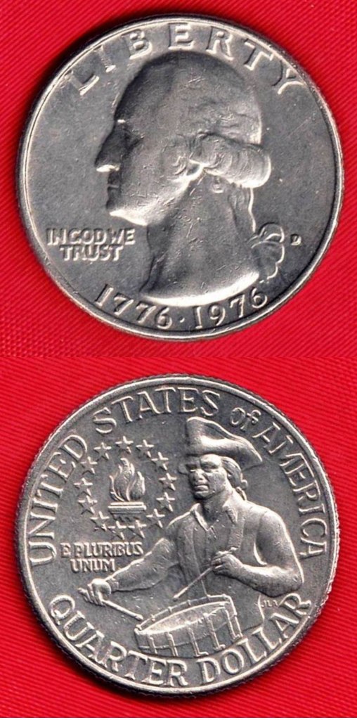 Coin - 1976D Clad Washington Bicentennial Quarter