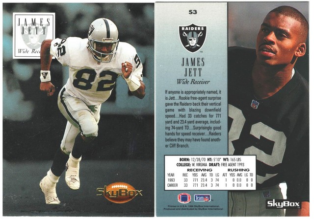 Oakland Raiders - Promo Card - James Jett