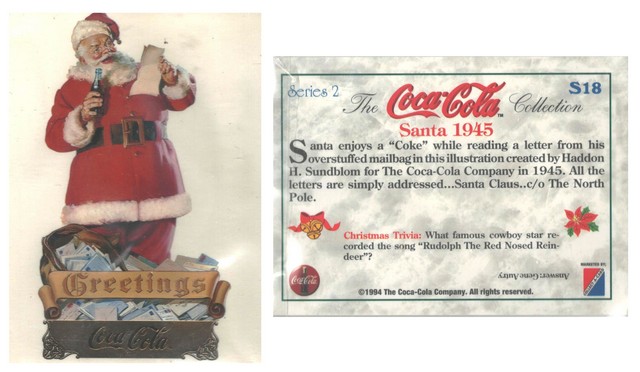 Coca-Cola Santa Claus - Series 2 - Santa 1945