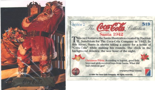 Coca-Cola Santa Claus - Series 2 - Santa 1942