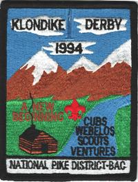 National Pike District 1994 Klondike Derby Patch