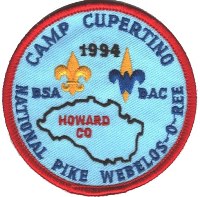 1994 Camp Cupertino Patch