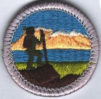 Merit Badge - Hiking (1972 - 2002) (Clear)