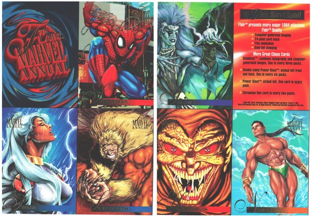 Promo Card - 1995 Flair Marvel Annual