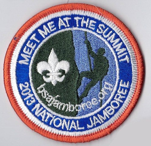 2013 National Jamboree "Meet Me At The Summit" Patch