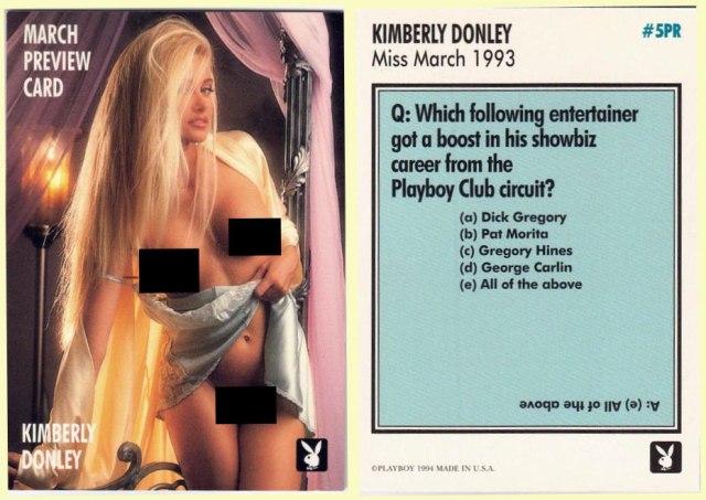 Promo Card - Playboy 1994