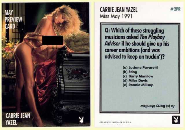 Promo Card - Playboy 1995