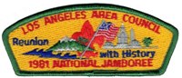 Los Angeles Area Council CSP - 1981 National Jamboree
