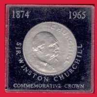 Sir Winston Churchill Commemorative Crown in Case