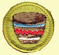 Merit Badge - Basketry (1972 - 2002) (Blue)