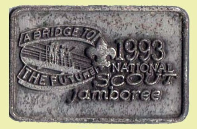 Hat Pin – 1993 National Jamboree (silver colored)