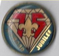 Hat Pin -1985 Scout Jubilee (crimp pin)