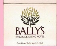 Matchbook - Bally's Park Place Casino Hotel - Atlantic City, NJ