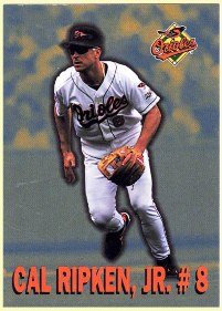 Baltimore Orioles - 1997 Cal Ripken Jr - Burger Kings Cards #7