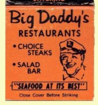 Matchbook – Big Daddy’s Restaurant