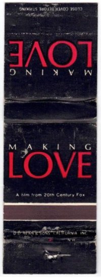 Matchbook Cover - Making Love (1982 Movie)