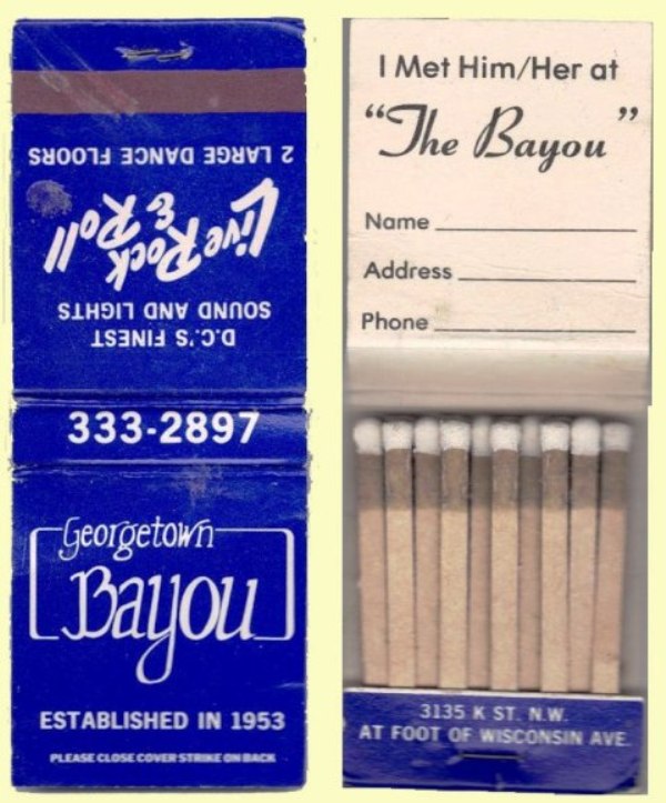 Matchbook - The Bayou
