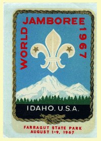 1967 World Jamboree Decal