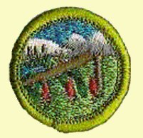 Merit Badge - Wilderness Survival (1973 – 2002) (Blue)