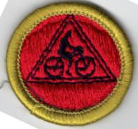 Merit Badge - Cycling (1972 – 2002) (Clear)