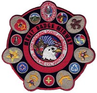 2005 National Jamboree Jacket Patch – Merit badge Midway (Red Border)