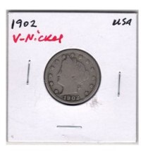 Coin – 1902 Liberty Head Nickel