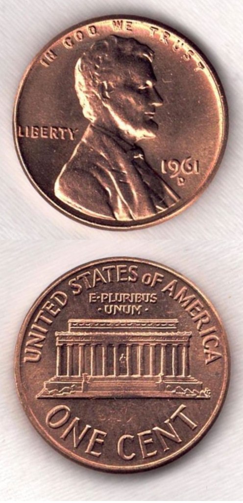 Coin - 1961D BU Lincoln Head Memorial Cent